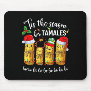Tapis De Souris C'Est La Saison Pour Tamales Christmas Holiday Mex