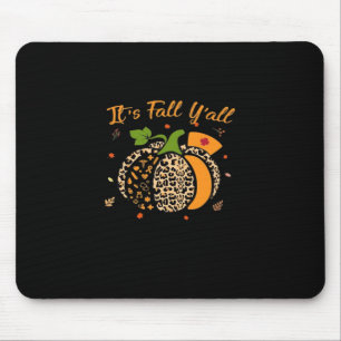 Tapis De Souris C'est l'automne, Pumpkin Leopard Infirmière Hallow