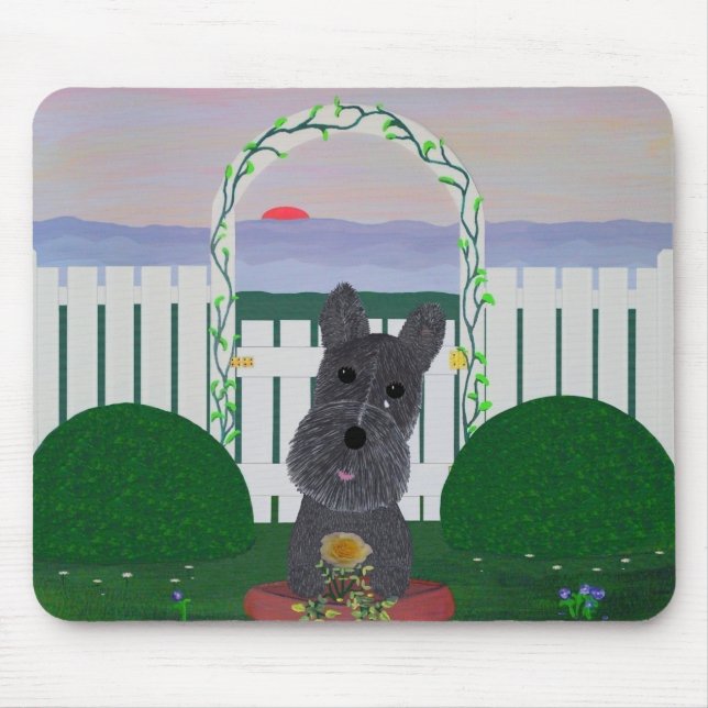 Tapis De Souris C'est le Dernier Rose de l'été (Devant)