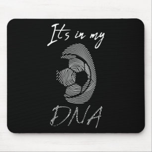 Tapis De Souris C'est le football, c'est dans mon empreinte digita