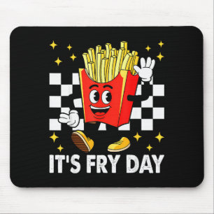 Tapis De Souris C'est le jour des frites - Nourriture rapide de fr