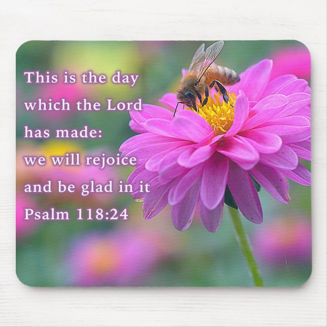 Tapis De Souris C'est le jour où le Seigneur a fait Mousepad (Devant)
