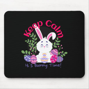 Tapis De Souris C'est le temps du lapin drôle de Pâques dimanche c