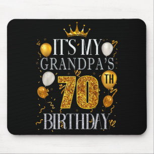 Tapis De Souris C'est les 70 ans de mon grand-père Joyeux Annivers