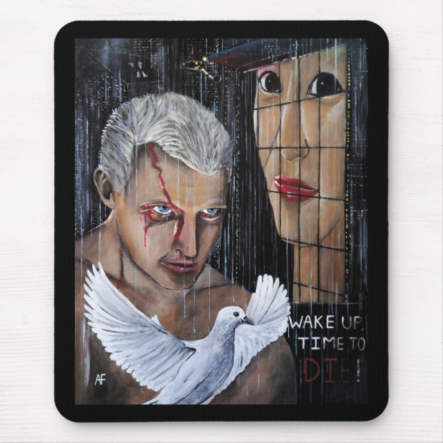 Tapis De Souris C'est l'heure de mourir ! Peinture d'Alfred Fox (Devant)