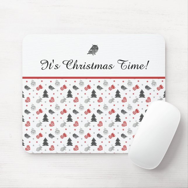 Tapis De Souris C'est l'heure de Noël (Avec souris)