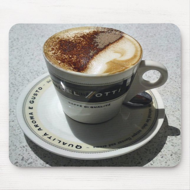 Tapis De Souris C'est l'heure du Cappuccino (Devant)