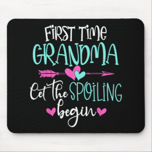 Tapis De Souris C'est L'heure Mamie De Commencer Les Gâteries Fête