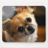 C'est ma fille mignonne chihuahua Pad de souris