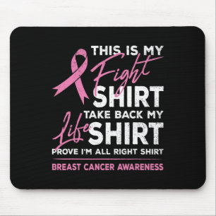 Tapis De Souris C'Est Ma Lutte Contre Le Cancer Du Sein Pink Rib