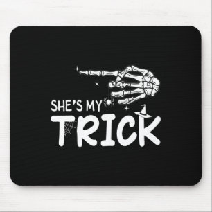 Tapis De Souris C'est ma petite cochonne Couples Squelette Hallowe