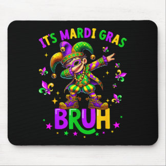 Tapis De Souris C'est Mardi Gras Bruh Dabbing Leprechaun Bouffon N