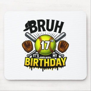 Tapis De Souris C'est mon 17e anniversaire Les garçons doux 17 ans