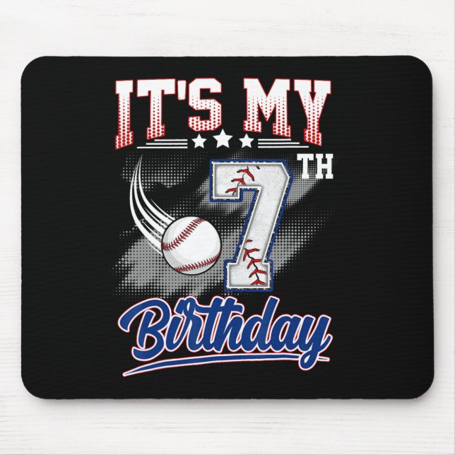 Tapis De Souris C'est mon 7e anniversaire Bysebyll 7 ans Anniversa (Devant)