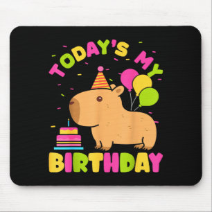 Tapis De Souris C'est mon anniversaire filles amoureuses de capyba
