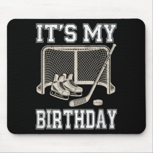 Tapis De Souris C'est mon anniversaire hockey style vintage