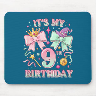 Tapis De Souris C'est mon anniversaire, mon 9ème anniversaire, jol