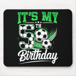 Tapis De Souris C'est mon ballon de football garçon 5 ans 5ème ann