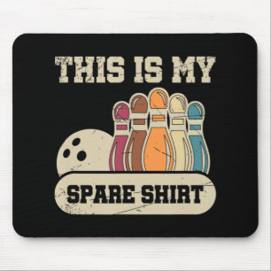 Tapis De Souris C'Est Mon Bowling Spare Alley Gutter Pins Bowlin