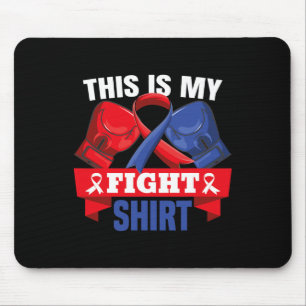Tapis De Souris C'Est Mon Chemise De Combat Chd Coeur Lutte S
