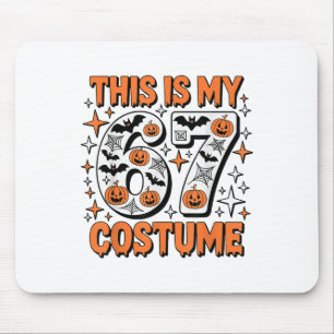 Tapis De Souris C'est mon costume 67 6 7 Mème Gen Alpha Halloween