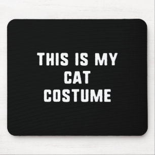 Tapis De Souris C'Est Mon Costume De Chat Halloween Funny Easy Kid