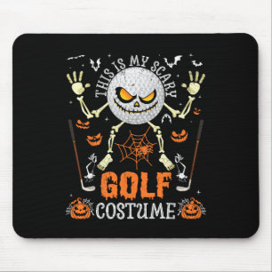 Tapis De Souris C'est mon costume de golf effrayant Halloween sque