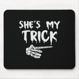 Tapis De Souris C'est mon costume d'Halloween à la main en squelet
