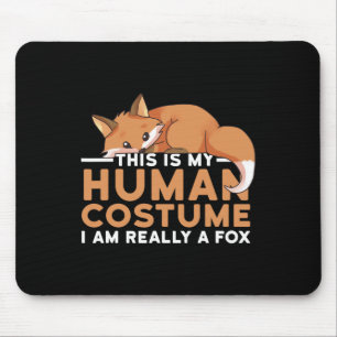 Tapis De Souris C'est mon costume humain Je suis Vraiment un Hallo