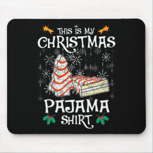 Tapis De Souris C'Est Mon Gâteau De Noël Fun Pajama De Noël