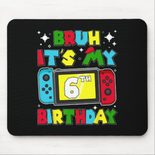Tapis De Souris C'est mon jeu vidéo d'anniversaire 6 ans 6ème anni