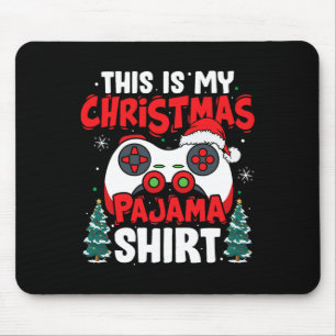 Tapis De Souris C'Est Mon Jeu Vidéo Pajama De Noël Gamer Boys