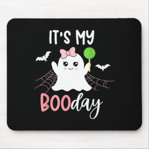 Tapis De Souris C'est mon jour de Boo Mignonne Halloween Anniversa