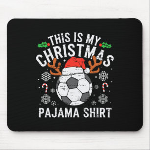 Tapis De Souris C'est mon maillot de sport de Noël de football pou
