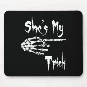 Tapis De Souris C'est My Trick Skeleton Halloween Easy Couples Cos