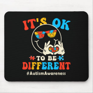 Tapis De Souris C'Est Ok Pour Différents Autistes Super Sourire Fa