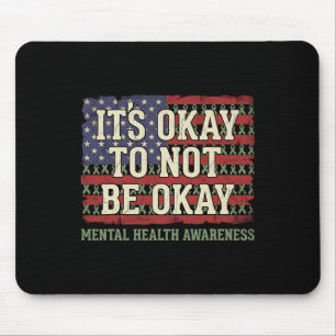 Tapis De Souris C'est Okay Pour Ne Pas Être Okay Ruban De Sensibil