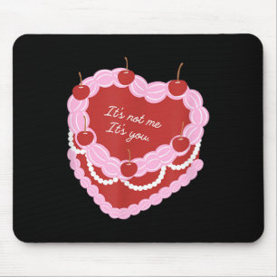 Tapis De Souris C'est Pas Moi C'est Toi Gâteau De Coeur