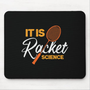 Tapis De Souris C'Est Racket Science Dminton Shuttle Birdie Dminto