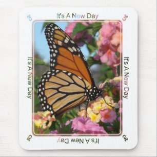 Tapis De Souris C'est un jour nouveau (papillon Monarque)