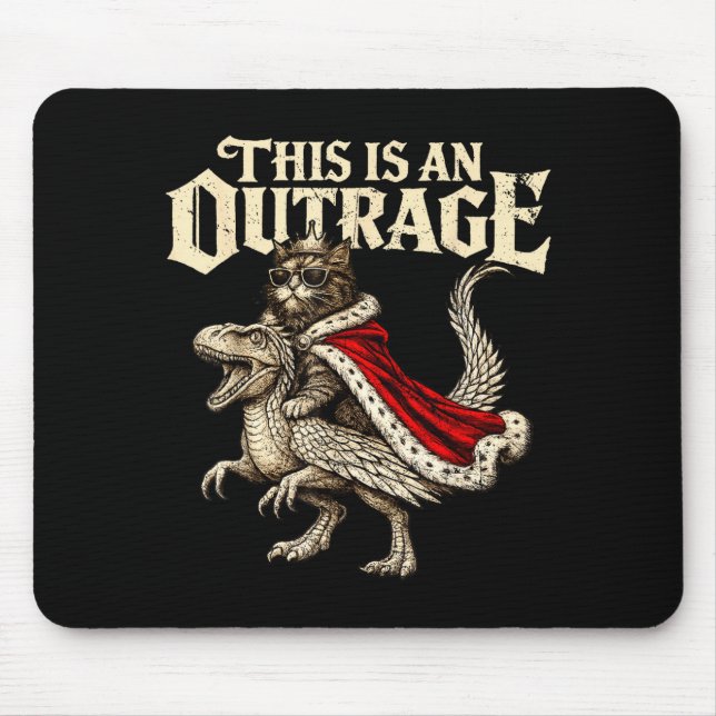 Tapis De Souris C'est une princesse de chat beignet or outrageusem (Devant)