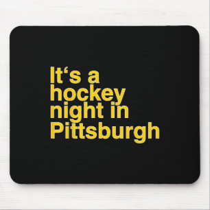 Tapis De Souris C'est une soirée de hockey à Pittsburgh 