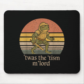 Tapis De Souris C'était Le Tism M Seigneur Grenouille Chevalier -