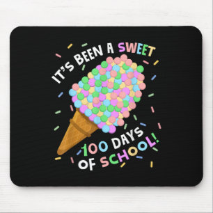 Tapis De Souris C'Était Un Doux 100 Jours De Glace À L'École 100T