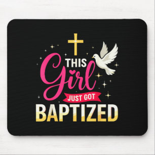 Tapis De Souris Cette fille vient d'être baptisée T-shirt Filles B