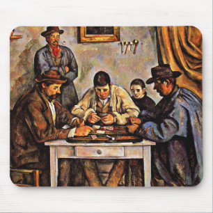 Tapis De Souris Cezanne - Les joueurs de cartes-1892