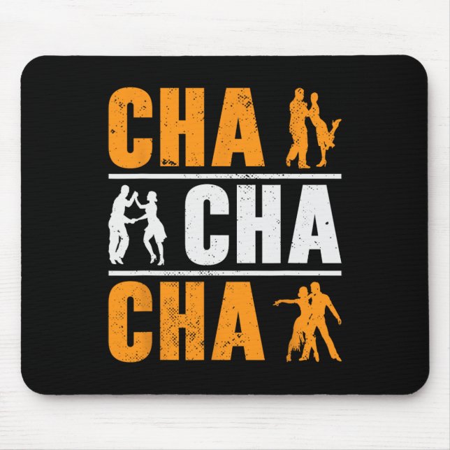 Tapis De Souris Cha Cha Cha Danse Danse Cubaine (Devant)