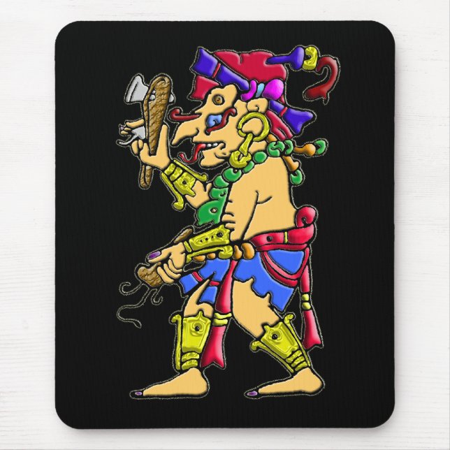 Tapis De Souris Chac dieu de pluie mayas (Devant)
