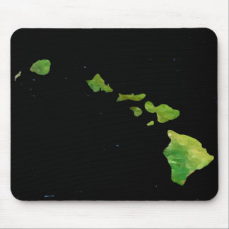 Tapis De Souris Chaîne d'île hawaïenne dans l'art abstrait