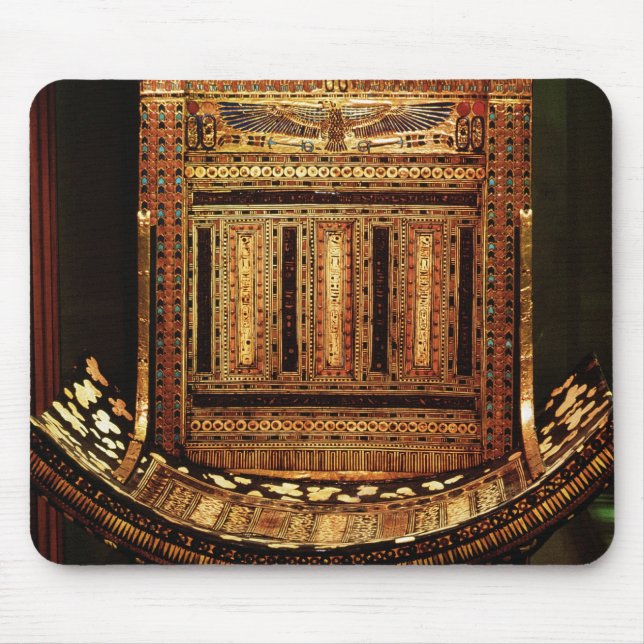 Tapis De Souris Chaise cérémonieuse de Tutankhamun (Devant)